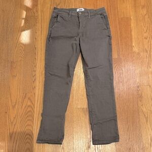 Paige “Rianne” dark olive boyfriend jeans - size 26